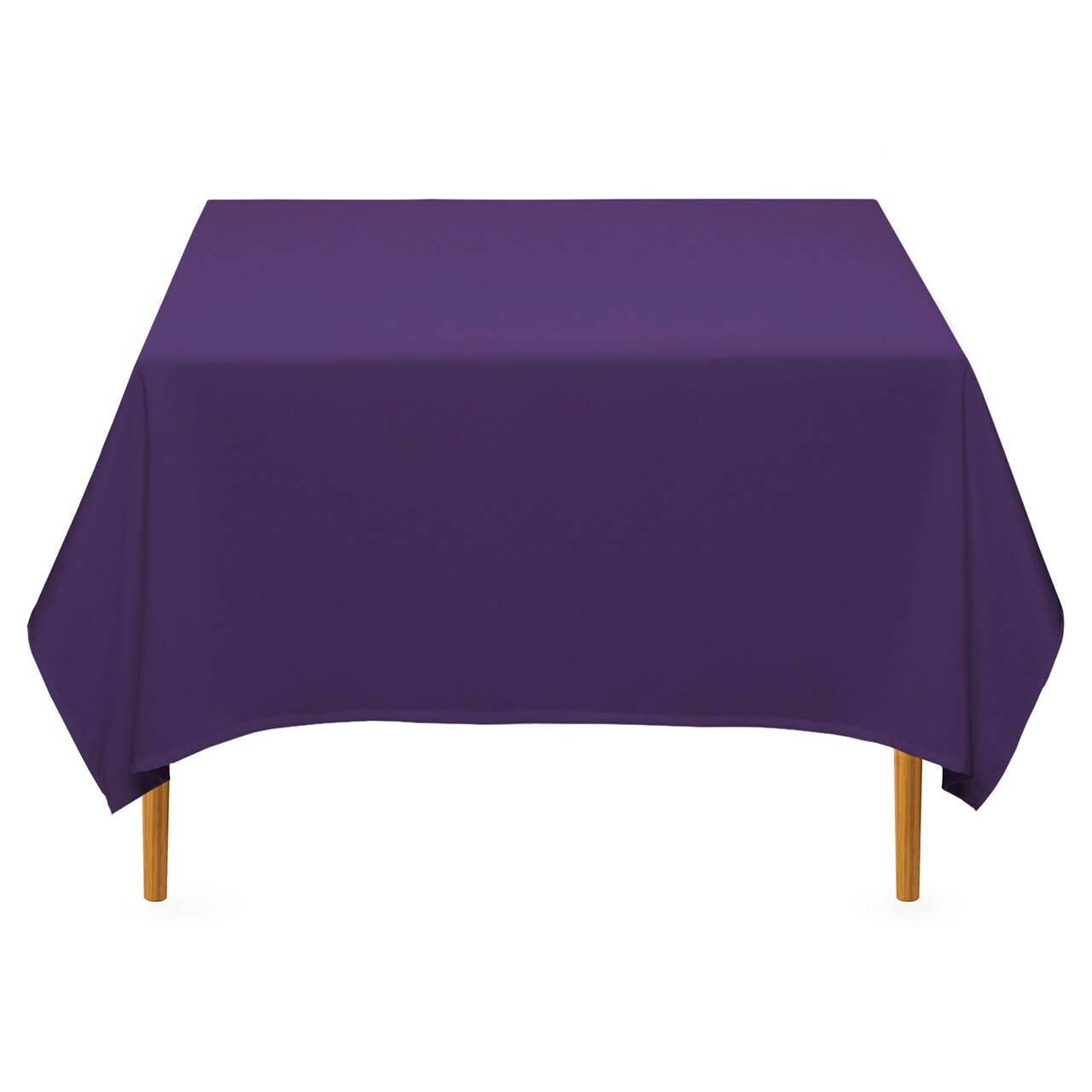 Lann's Linens - Square Premium Tablecloth for Wedding / Banquet / Restaurant - Polyester Fabric Table Cloth